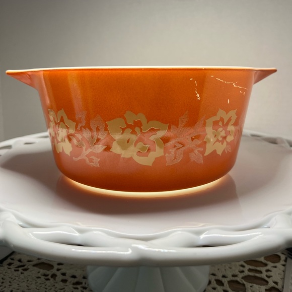 PYREX 'Terra Cotta Rose' #474 Casserole